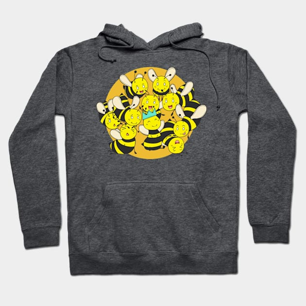 Born to Bee a Queen Hoodie by Chofy87